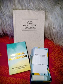 Gratitude Journal +100 Mindfulness Flash Cards