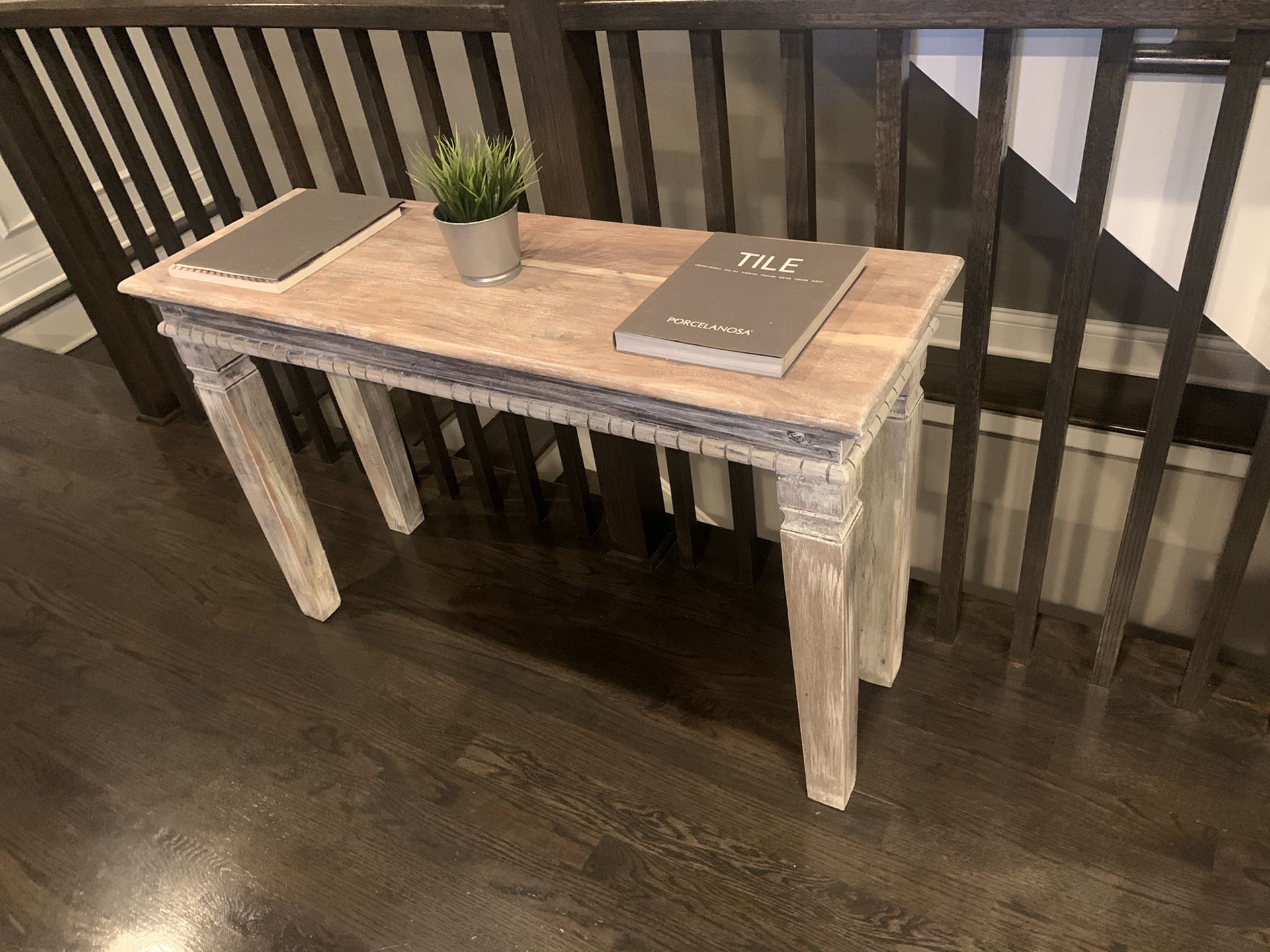 Beautiful rustic console/ buffet/entry table,