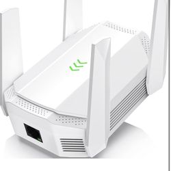 AX3000 WiFi 6 Extender, Dual Band WiFi Extender Signal Booster, Internet Booster with Gigabit Ethernet Port, Covers Up to 12,000sq.ft and 99 Devices, 