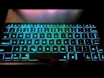 WOW!! RGB backlit APPLE IPAD KEYBOARD CASE for 6th gen Ipads