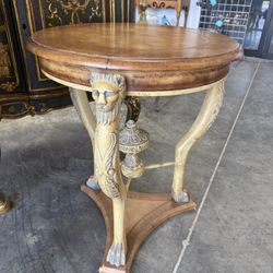 Ornate Size Table With Lion Legs