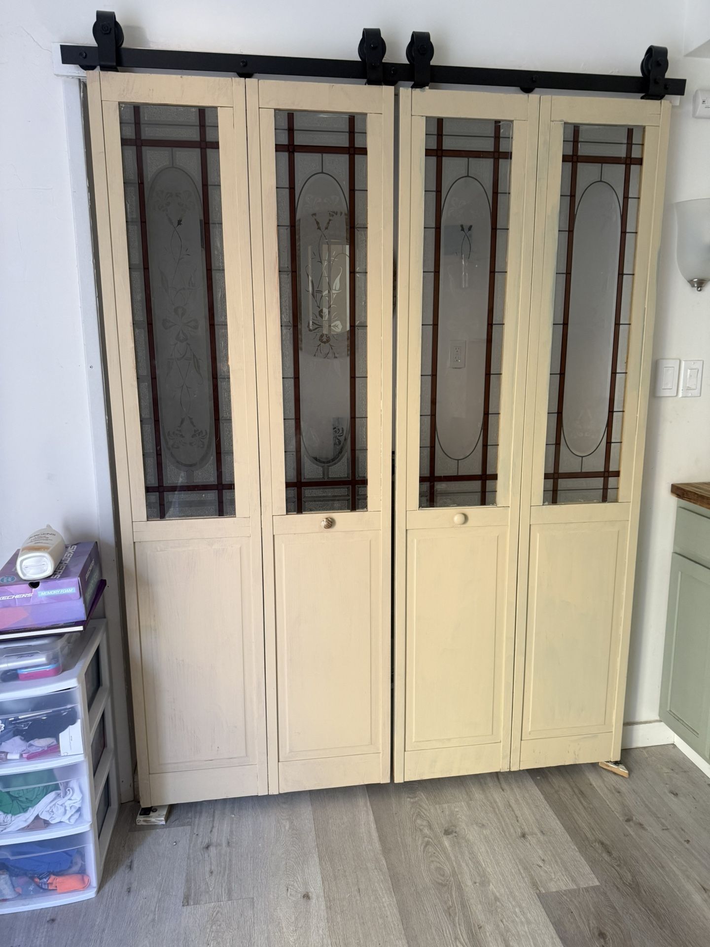 Double Barn Doors 6.5 Feet Tall X 5 Foot Opening