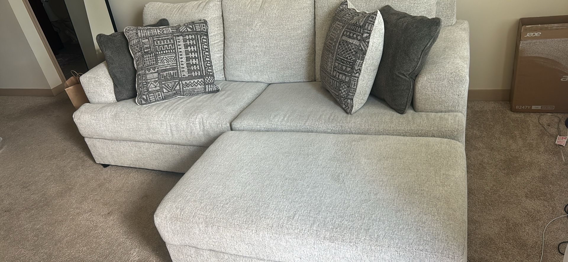 Sofa And Ottoman For Sale