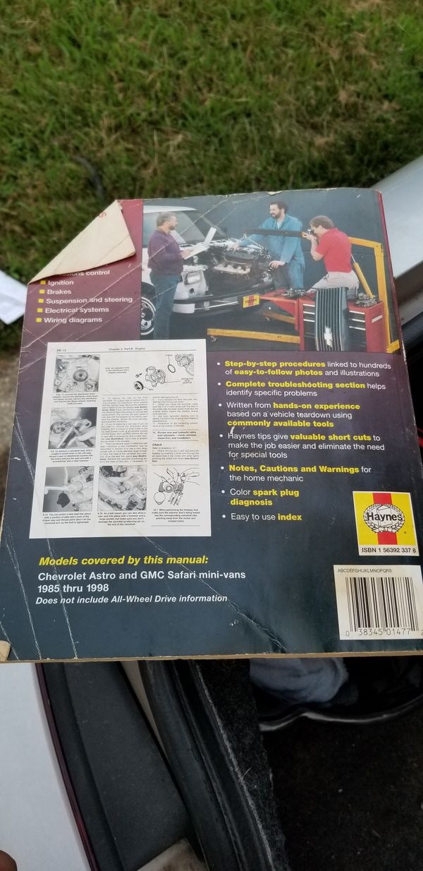 1885 Thru 1998 Gmc Astro Repair Manual For In Laurel Md Offerup 1885 Thru 1998 Gmc Astro Repair Manual