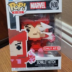 FUNKO POP! MARVEL SCARLET WITCH! BRAND NEW IN BOX ! LITTLE STICKER RESIDUE! 