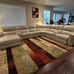  Recliner sectional sofa set with Chaise 