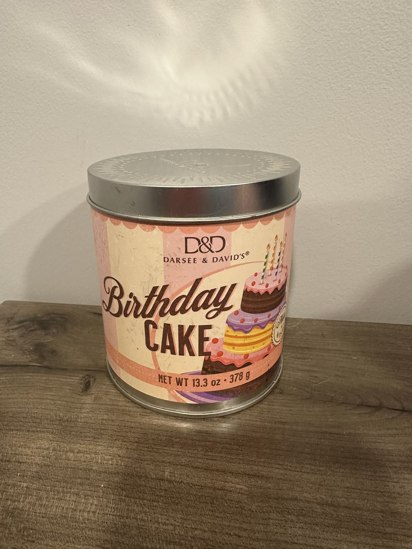 A Birthday Cake Scented Candle
