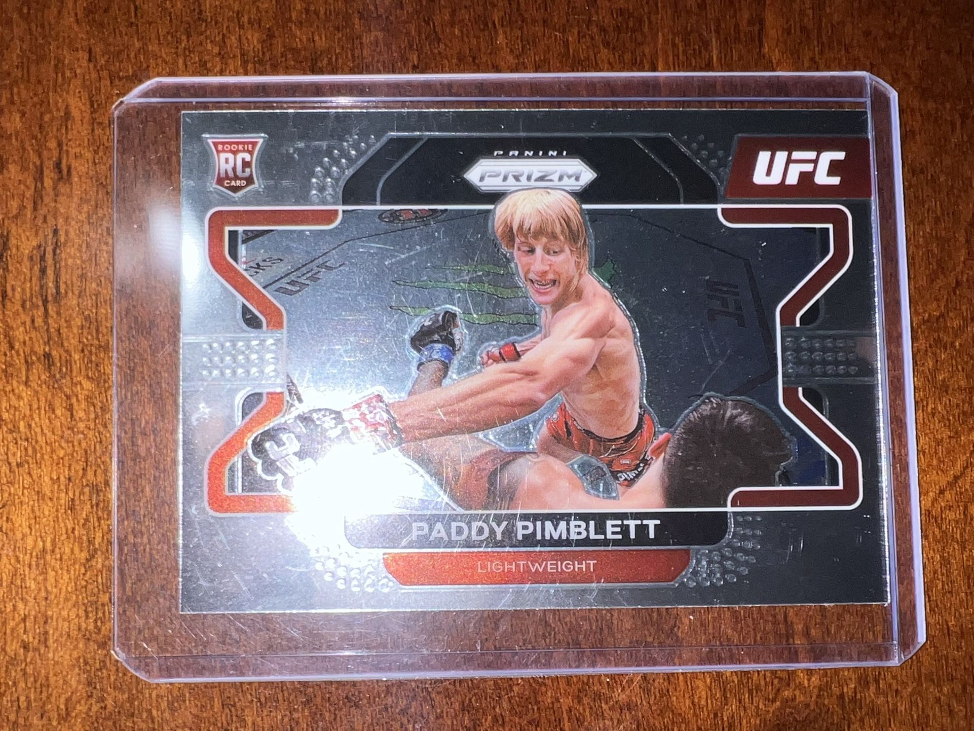 Paddy Pimblett UFC Panini Prizm Silver Holo Trading Card Rookie