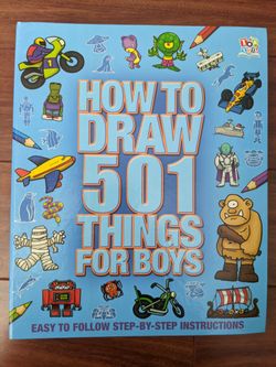 Boys Learn To Draw Step By Step Book