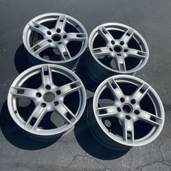 4 - 18x8 18x9 5x130 Stock Porsche 987 911 Boxter Cayenne Wheels Rims !