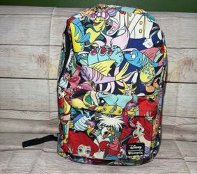 Loungefly Multicolor Disney little mermaid Character Backpack