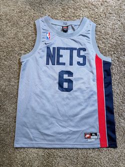 Nike Swingman NBA New Jersey Nets Kenyon Martin Basketball Jersey Kids Size XL