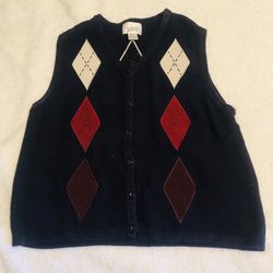 *Rare Find* Christopher & Banks Men’s Argyle Vintage Sweater Vest