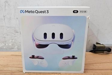 Meta - Quest 3 512GB | Virtual Reality Headset Without Wires — Thirty Percent Sharper Resolution — 2X Graphical Processing - White