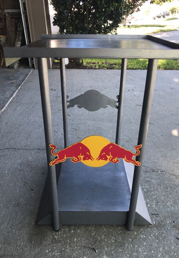 Red Bull fridge stand