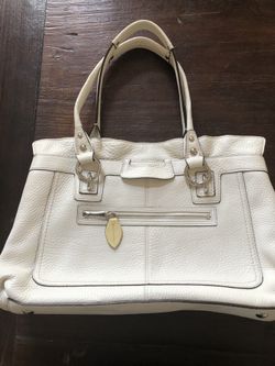 Coach White Leather Bag/Purse Almost New