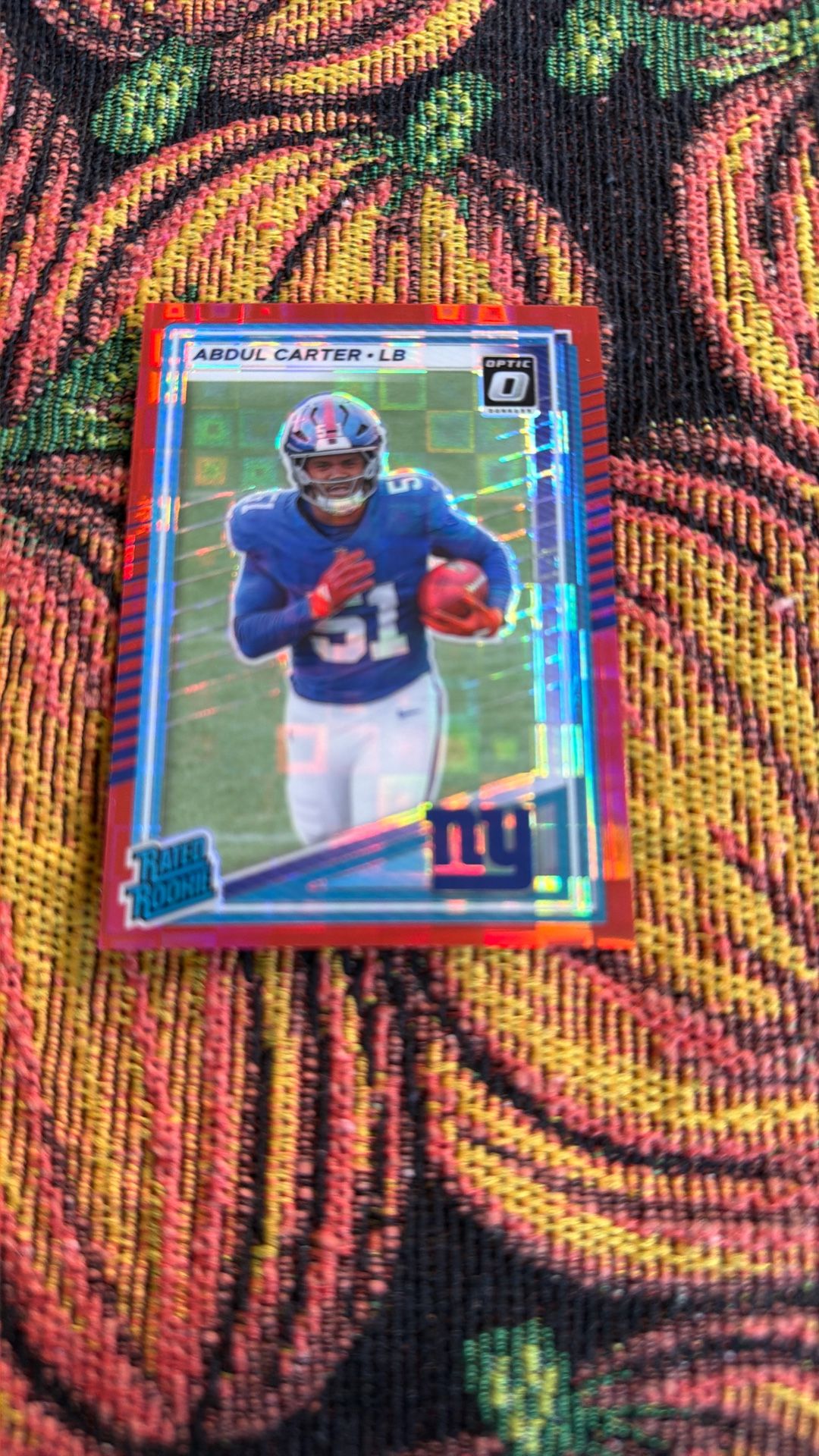 Abdul Carter Optic Rookie Card