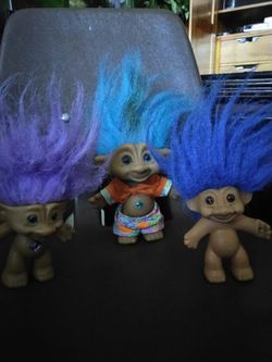 Ace Novelty Inc Troll Dolls- Used Condition