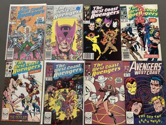 West Coast Avengers 36 Comic Lot Marvel Disney Wonder Man Hawkeye