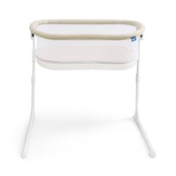 HALO BassiNest Baby Bedside Bassinet with Lowering Wall - Oat