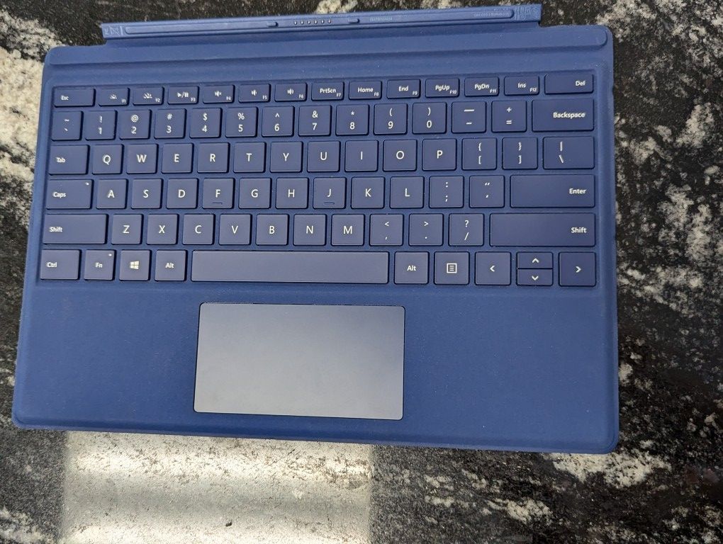 Blue Microsoft Keyboard Cover For Pro 7 1725