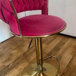 Pink Vanity Chair 