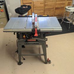 Craftsman Table Saw Model 137.248830 18-in X 38 In 3 HP 500 RPM