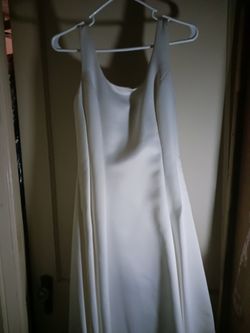 Floor length A- line prom/ wedding dress