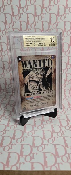 2024 One Piece Card Game Marshall D. Teach (Wanted Poster Parallel Art SR)