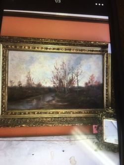 Antique oil painting