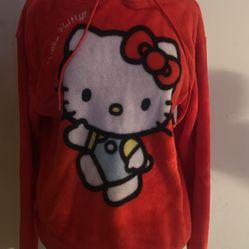 Red Hello Kitty Hoodie Size Small 