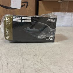 Ansell HyFlex Work Gloves. 11/537. 12 Pairs. Size 6, 7, 9, 10 & 11