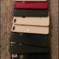 IPHONE 8 PLUS  64GB UNLOCKED SILVER/RED