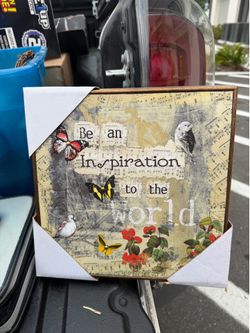 Be an inspiration to the world wall art