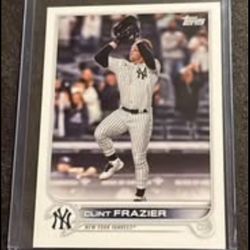 2022 Topps #101 Clint Frazier NEW YORK YANKEES