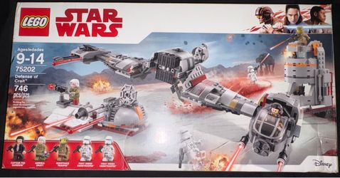LEGO Star Wars DEFENSE OF CRAIT 75202 Last Jedi Sealed Retired- SEE DESCRIPTION