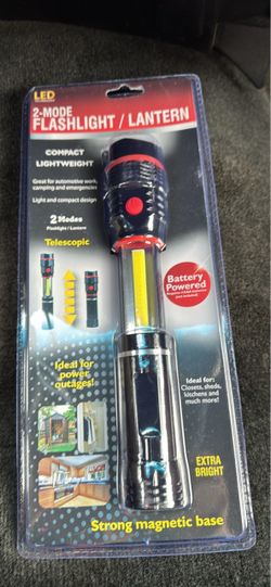 LED 2-Mode Flashlight and Lantern
