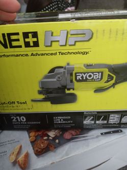 Ryobi one  18v brushless 4-1/2 angie grinder/cut- off tool