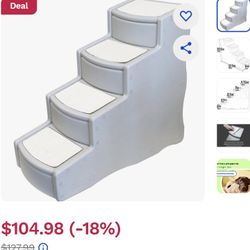 Several Styles Of Pet Stairs