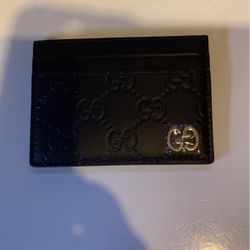 Authentic Gucci Leather Card Case, New
