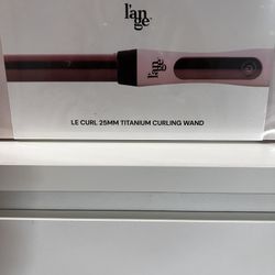New L’ange Le Curl 25mm Titanium Wand