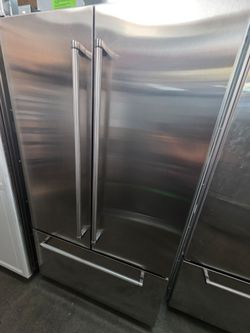 42" KITCHENAID BUILT IN FRENCH DOOR STAINLESS STEEL REFRIGERATOR