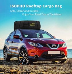 ISOPHO 20 Cu. Ft. Waterproof Rooftop Cargo Carrier – 40” x 40” x 20” – New