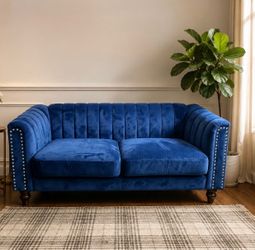 Blue Velvet sofa