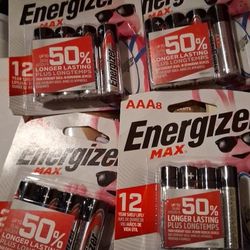 (3) Packs.tripple AAA (1) PACK AA 