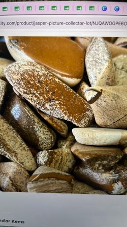 Picture Jasper Tumbled Lot - 166 Pc Polished Landscape Crystal Lot