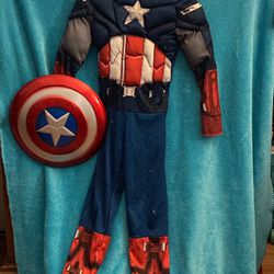 Boys Captain America Costume