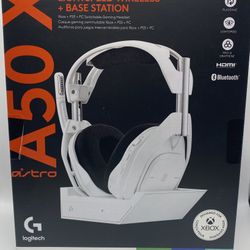 NEW Logitech Astro A50 X LIGHTSPEED Wireless Gaming Headset + Base Station White