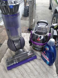 Dyson ball n.bissell spot cleaner
