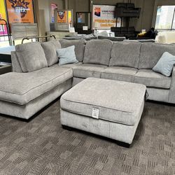 New Grey Sectional Couch 